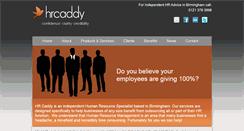 Desktop Screenshot of hrcaddy.co.uk